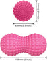 SELEWARE Peanut Massage Ball, Peanut Double Lacrosse Massage Roller Ball for Back Neck Shoulder Spine Legs Hips, Deep
