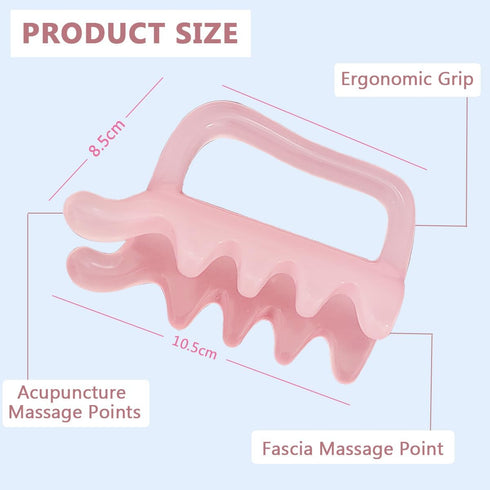 iunxkmi Fascia Cellulite Massage Tool, Trigger Points Myofascial Release Tool for Neck, Shoulder, Back, Resin Body