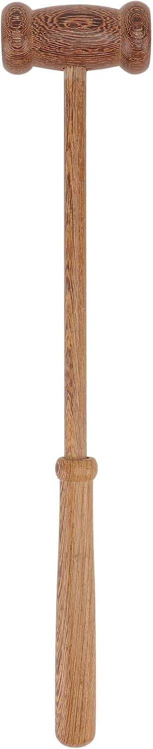 LALAFINA Back Massager Handheld Wooden Massage Hammer for Body Pain Relief Neck