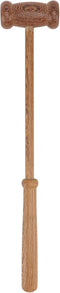 LALAFINA Back Massager Handheld Wooden Massage Hammer for Body Pain Relief Neck