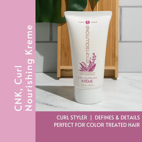 smartSOLUTIONS Curl Nourishing Kreme, 5 oz, Curl Defender, Defies Humidity
