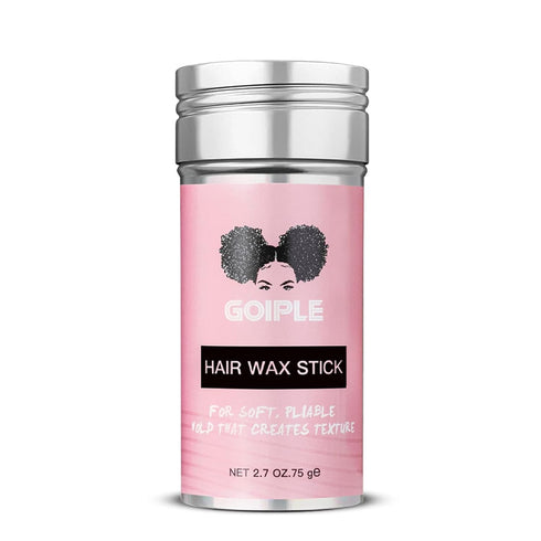 Wax Stick for Hair, Long-Lasting Pomade, Smoothing & Slick Stick for Wigs, Styling Waxes for Fly Away & Edge Frizz Hair