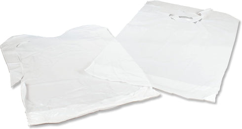 NOBLES HEALTH CARE PRODUCT SOLUTIONS 500) Disposable Plastic Bibs with Crumb Catcher - Light Weight (Case