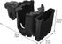 Rotatable Elderly Walker Cup Holder Compatible with Wheelchairs Strollers and Bed Rails Opening Drink Holder