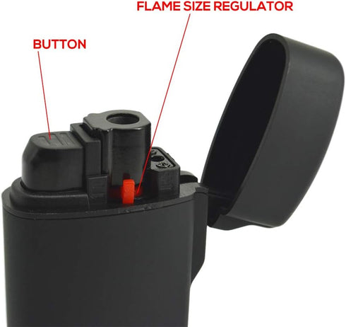 Navpeak Mini Torch Lighter, Windproof Jet Flame Butane Pocket Refillable for Outdoor Camping