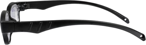 Ouolipraa 0D 350D Flex Focal Adjustable Focus to Diopters Dial Vision Reading Glasses Zoom Eyeglasses for Men Women One