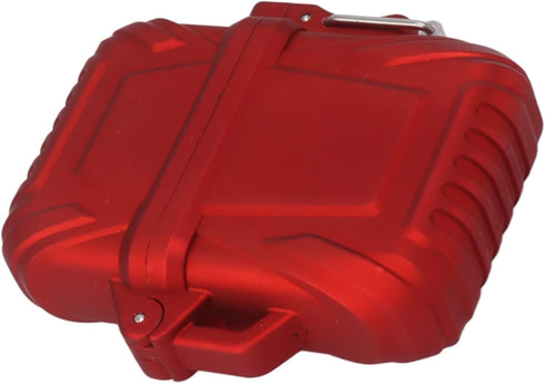 2PCS Torch Lighter Case, IP56 Waterproof Portable Cover for Outdoor Camping Travel (Red)
