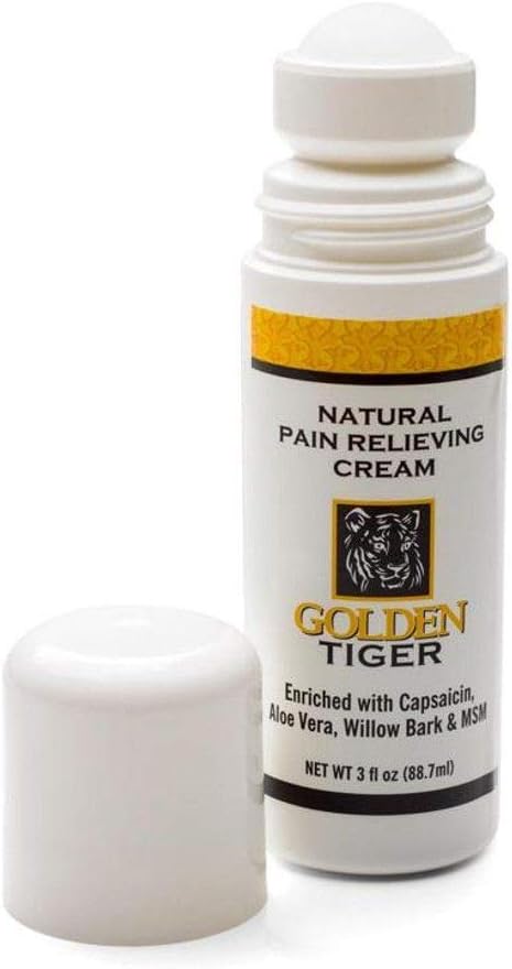 Golden Tiger Natural Pain Relief Cream3oz Roll-On