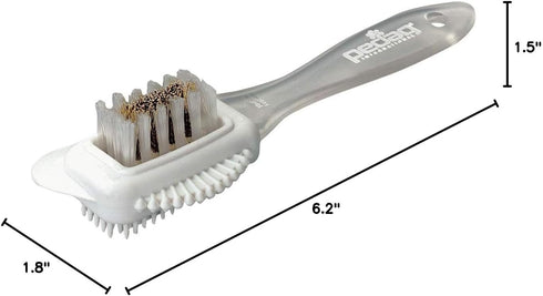 Pedag Suede Shoe Cleaner Brush, German Made, 4-Way Cleaning for Suede Leather Products, 1 Brush