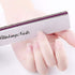 Nail File 180 240 Grit Professional Files and Buffers for Natural Nails, Double Sides Washable Block Pack of 10pcs