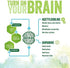 BrainJuice Nootropics Brain Support Supplement, Gluten Free Powder for Energy and Focus, 15 Servings
