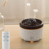PEAPOET 500ML Volcano Flame Diffuser,Essential Oil Diffusers for Home,Decorative Bedroom Aromatherapy Scent Air