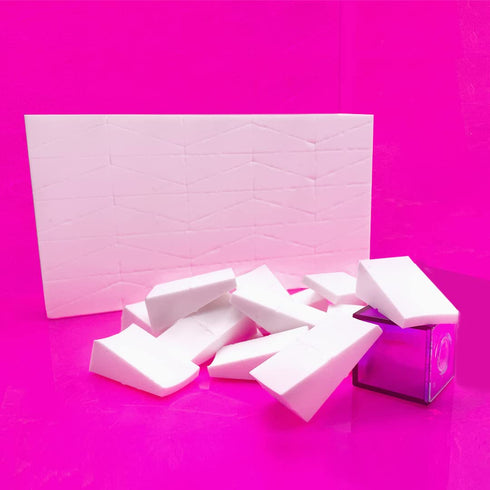 Artist's Choice Makeup Sponge Mini Applicator Wedges, Triangle Cosmetic Sponges for Foundation, Blush, Eye Shadow, 250