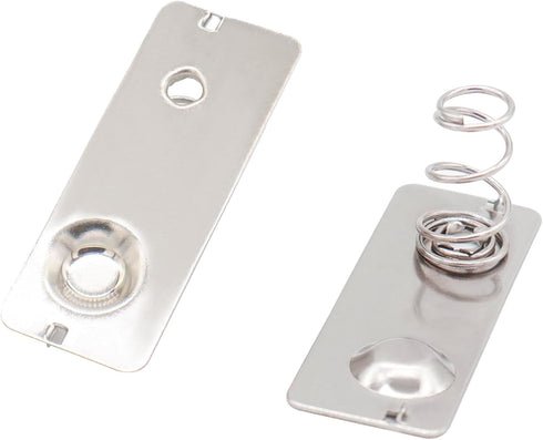 Skweawert 20 PCS AA/Double-Positive Negative-S Stainless Steel Metal Battery Spring Positive and Negative Conversion