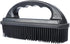 Rubber Pet Hair Removal Brush, Lint & Hair Remover Tool for Cleaning, Grooming, Silicone Lint and Fur Removal, Black
