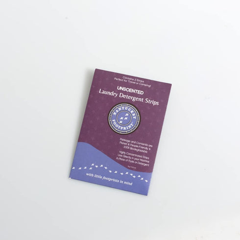 Travel Pack | Premium Unscented Laundry Detergent Sheets, 12 Loads (2 Strips Per Pack)