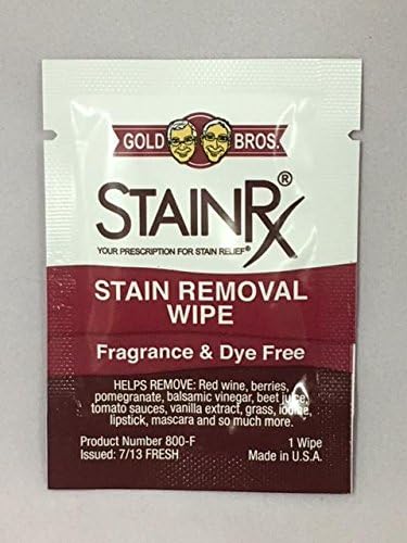 18-Wipes Box Portable Stain Eliminator & Spot Remover Wipes, Individually Packaged Towelettes