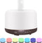 Harindiver 500ml Essential Oil Diffuser,Quiet 4-in-1 Ultrasonic Aromatherapy Humidifier,7 Color LED Lights,Timer &