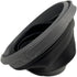 SAMMART Collapsible Plastic Bucket, Foldable Round Tub with Handle, Grey+Black (Set of 2), 5.5L