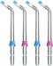 Plaque Seeker Replacement Tips for Waterpik Water Flossers, 4-Pack Oral Irrigator Tips