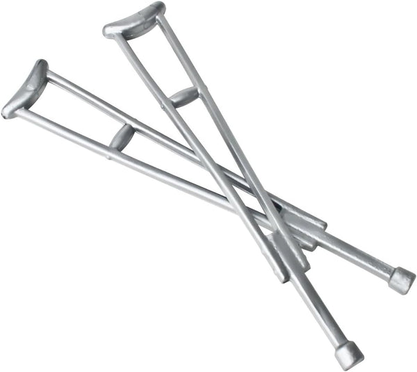 Pair of Crutches for Wrestling Action Figures