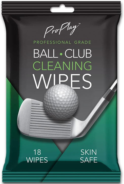 Ball & Club Cleaning Wipes | Powerful Cleaner Removes Dirt, Grass, and Sand | Convenient, Resealable Pack - Unscented 1 Pack