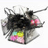 G2PLUS Black Organza Bags, 4x6 in Sheer Mesh Drawstring Gift Bags, Jewelry Pouches, Candy Bag for Halloween, Christmas,