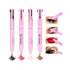 4 in 1 Makeup Pen, Refillable Portable Makeup Set with Colored Eyeliner, Brow & Lip Liner, Highlighter