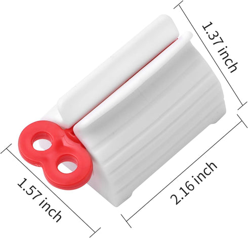 3pcs Rolling Tube Toothpaste Squeezer Holder Stand for Bathroom Accessories, Mix Color