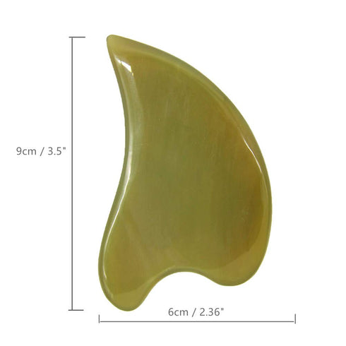 Set i-lan Horn Gua Sha Scraping Board for SPA|Natural Water Buffalo Horn Massage Tools for Body,Face,Foot,Hand,BackNeck