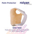 Rolyan Palm Protector for Right Hand, Comfortable Glove for Finger Contracture Prevention with Soft Sherpa Lining