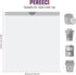 heihaily 1.6 (3 60 Counts) Gallon Drawstring Kitchen Trash-Bags - Unscented Clear White Plastic Garbage Bags Heavy Duty