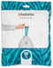 Brabantia PerfectFit Trash Bags, Size W/1.3 Gal, Thick Plastic Liners with Drawstring Handles, 40 Bags
