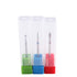 MZCMSL 3pcs Diamond Cuticle Drill Bits - Professional Manicure Drill Bit Kit (Needle, Ball, Bullet) 3/32 Shank