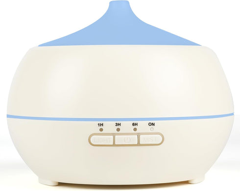 HAPPTWS 500ML Essential Oil Diffuser - BPA Free Ultrasonic Aromatherapy Diffuser, with 7-Color