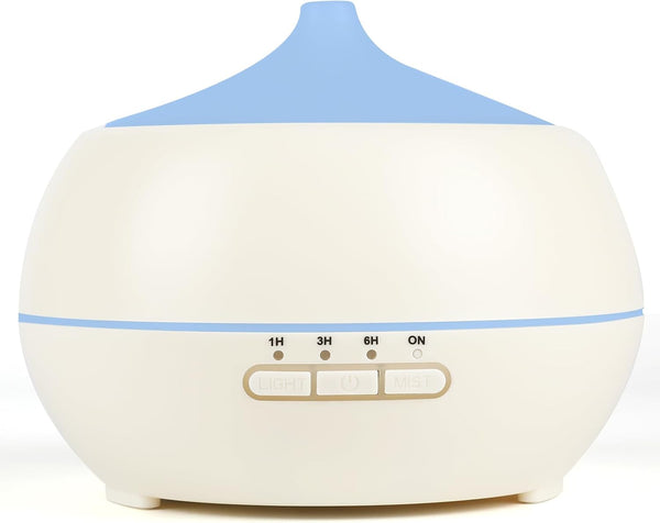 HAPPTWS 500ML Essential Oil Diffuser - BPA Free Ultrasonic Aromatherapy Diffuser, with 7-Color