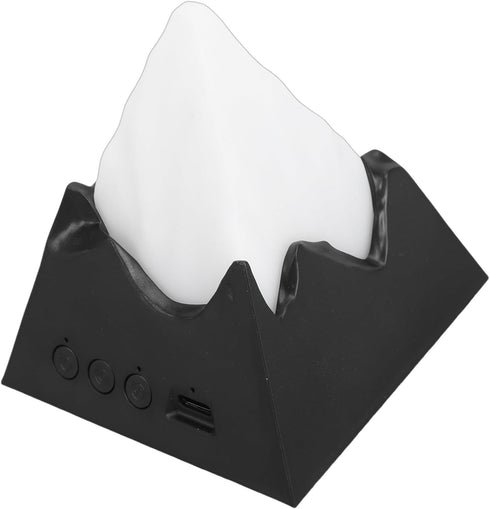Jiawu Essential Oil Diffuser, Black Volcano Aromatherapy Night Light with Dual Lighting Options Built in Aromatherapy