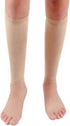 Halsy Women's Footless Compression Socks, 2 Pairs, Medical Calf Sleeve for Swelling, Varicose Veins, Edema