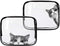 Waterproof Plastic Toiletry Bags & Makeup Cases - Clear PVC Travel Accessories Organizer for Men and Women