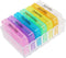 7 Day Travel Medicine Kit Organizer, Portable Case for Weekly Medicine Storage, Travel Container for Desktop