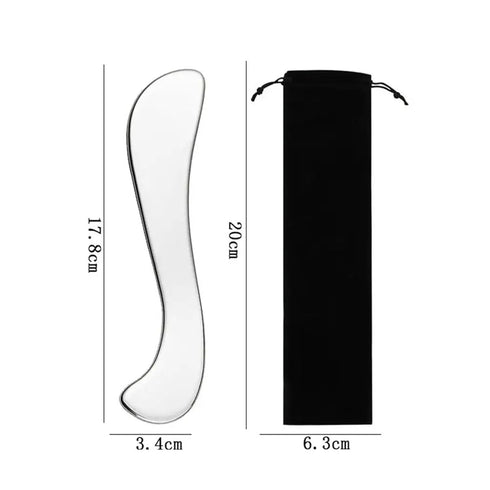 Yiodauh 6 Scraping Massage Tool Pcs Stainless Steel Gua Sha Tool Manual Massage Scraping Board Physical Therapy Pain