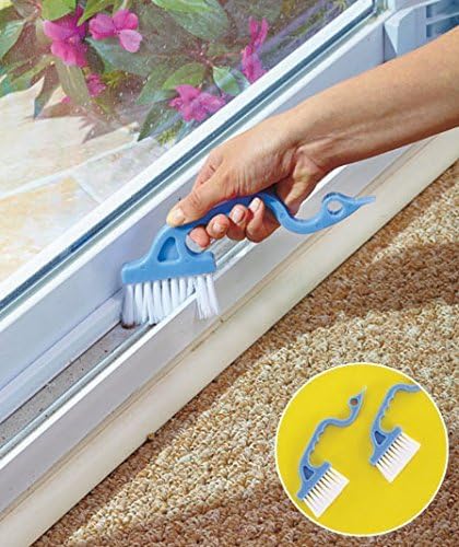 The 2 in 1 Window and Sliding Door Track Cleaning Brushes by Rienar