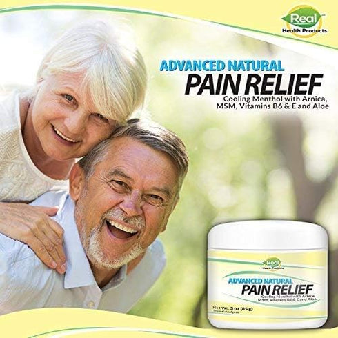 Natural Pain Relief Cream with Arnica - 3oz for Fast Acting Soothing Relief for Muscle Aches, Joint Pain