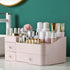 MIUOPUR Makeup Organizer for Vanity - Large Capacity Desk Organizer with Drawers for Cosmetics, Pink