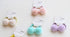 Hot&Sattion 20pcs Baby Toddler Multicolor Flower Pom Ball Hair Ties, Small No-metal Hair Elastics for Kids