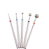 MZCMSL 5PCS Nail Drill Bits - Ball Head 3/32 Diamond Cuticle Bit for Electric Nail File Machine