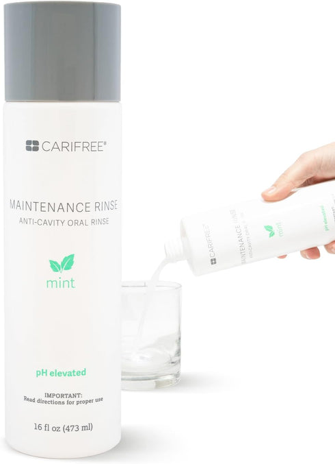 CariFree Maintenance Rinse, Mint, Anti-Cavity Fluoride Mouthwash, Formulated Oral Rinse, Dentist Recommended, Prevent