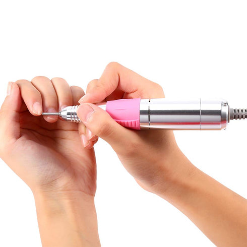Nail Drill Handle, 30000RPM Electric Nail Art Drill Handpiece Replacement Pen for Salon Home Manicure Tool
