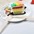 KongKwan Wooden Cutlery Set - 6 Pairs (18 Pcs) of Sturdy Natural Wood Disposable Cutlery for Camping, Travel