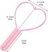TBWHL Heart-Shaped Travel Handheld Mirror, Portable Personal Cosmetic Hand Mirror for Shaving, Pink